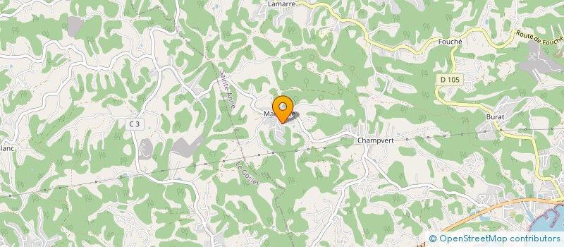 localisation de l'entreprise LA FERME DE GUILLON  SAINTE-ANNE