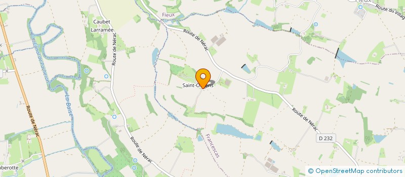 localisation de l'entreprise LA FERME DE JEANNE  FRANCESCAS