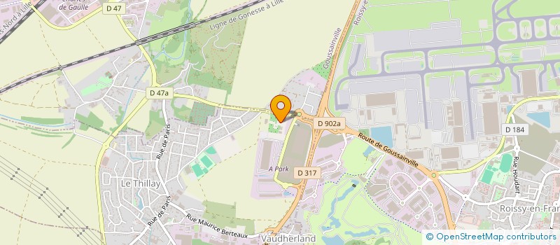 localisation de l'entreprise LA FERME DE JEANNE  LE THILLAY