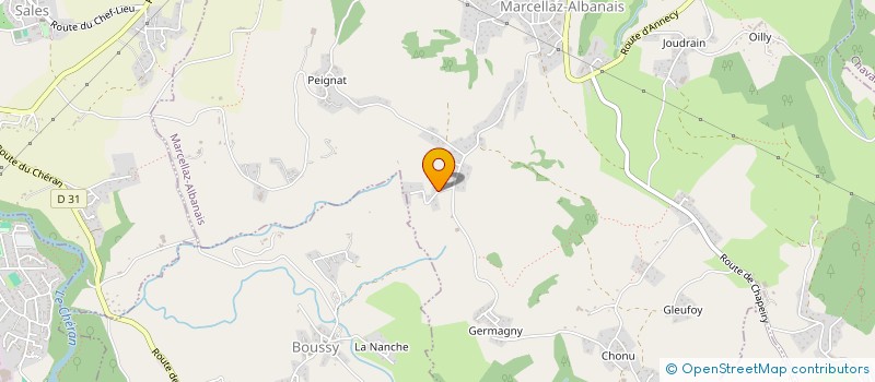 localisation de l'entreprise LA FERME DE JEREMY EARL à MARCELLAZ-ALBANAIS