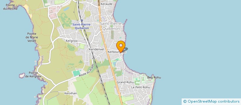 localisation de l'entreprise LA FERME DE KERIDENVEL  SAINT-PIERRE-QUIBERON