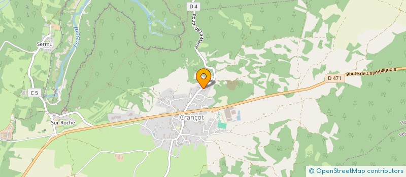 localisation de l'entreprise LA FERME DE KRANNO  HAUTEROCHE