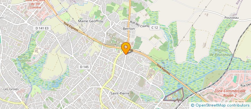 localisation de l'entreprise LA FERME DE L'ANGLADE  SAINT-SULPICE-DE-ROYAN