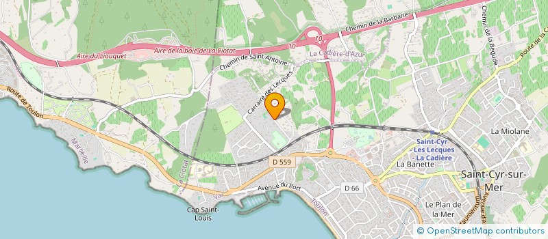localisation de l'entreprise LA FERME DE L'AUDIARDE à SAINT-CYR-SUR-MER