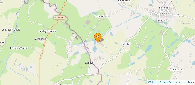 localisation de l'entreprise LA FERME DE L'AUDOUINIERE à MONCOUTANT-SUR-SEVRE