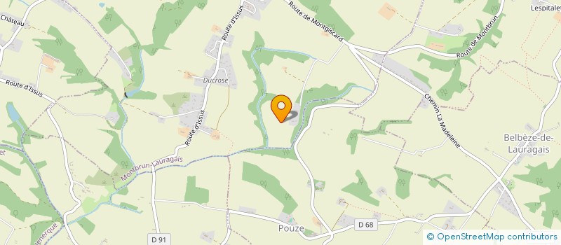 localisation de l'entreprise LA FERME DE L'HERS  MONTESQUIEU-LAURAGAIS