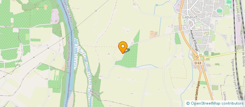 localisation de l'entreprise LA FERME DE L ILE ROY  LAPALUD