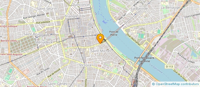localisation de l'entreprise LA FERME DE L'OR VERT à BORDEAUX