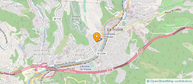 localisation de l'entreprise LA FERME DE L'ORIENT à NICE