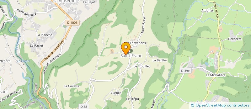 localisation de l'entreprise LA FERME DE L ORME à SAINT-FRANC
