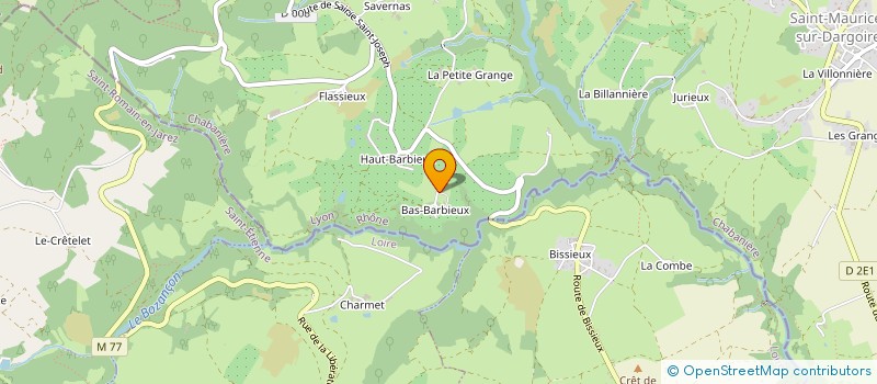 localisation de l'entreprise LA FERME DE L'OUEST à CHABANIERE