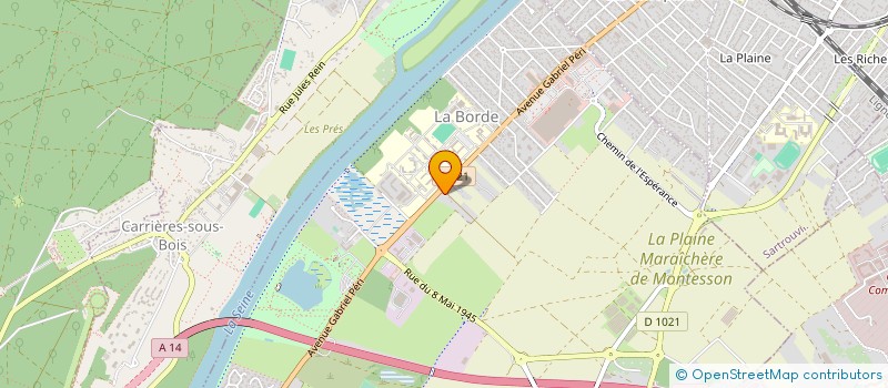 localisation de l'entreprise LA FERME DE L'OUEST à MONTESSON