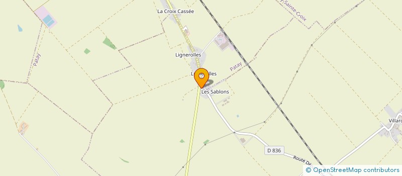 localisation de l'entreprise LA FERME DE LA BOURGOGNERIE à PATAY