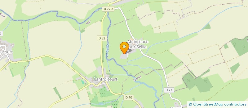 localisation de l'entreprise LA FERME DE LA DEUXIEME CHANCE  ABONCOURT-SUR-SEILLE