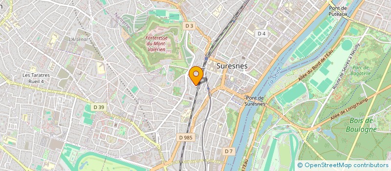 localisation de l'entreprise LA FERME DE LA FORET D'ORLEANS à SURESNES