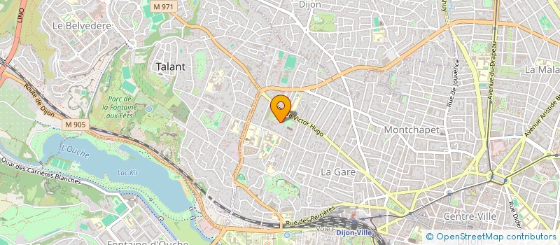 localisation de l'entreprise LA FERME DE LA GIRAUDIERE à DIJON