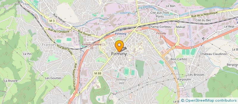 localisation de l'entreprise LA FERME DE LA LOIRE à FIRMINY
