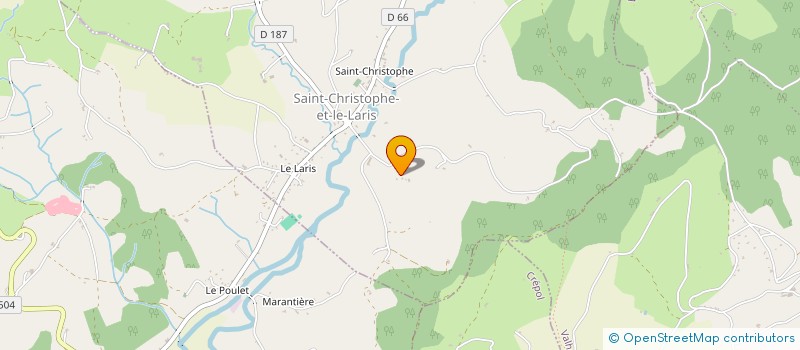 localisation de l'entreprise LA FERME DE LA MARQUISE  SAINT-LAURENT-D'ONAY