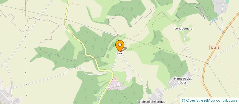 localisation de l'entreprise LA FERME DE LA PAIX à LES ANDELYS
