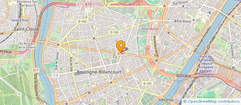 localisation de l'entreprise LA FERME DE LA REINE à BOULOGNE-BILLANCOURT