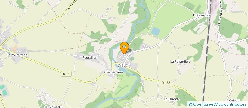 localisation de l'entreprise LA FERME DE LA TROUSSAIE  VALENCE EN POITOU