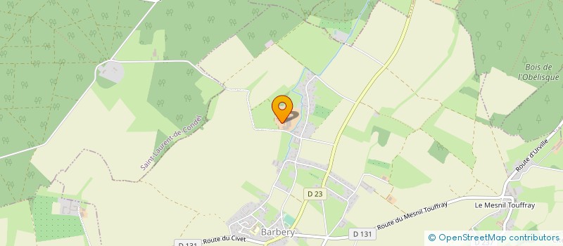 localisation de l'entreprise LA FERME DE LA VIEILLE ABBAYE à BARBERY