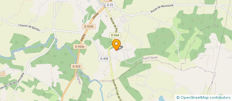 localisation de l'entreprise LA FERME DE LARREBOUYE à SAINT-SEVER