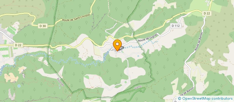 localisation de l'entreprise LA FERME DE LEON CAU  GIGNAC