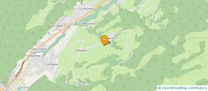 localisation de l'entreprise LA FERME DE LORETTE à THONES