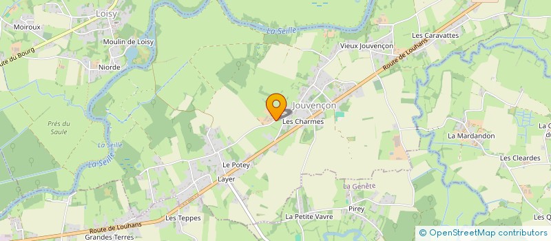 localisation de l'entreprise LA FERME DE MA GRAND-MERE à JOUVENCON