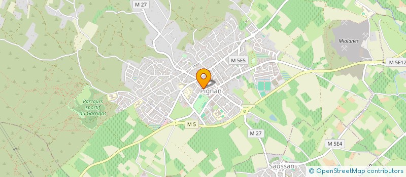 localisation de l'entreprise LA FERME DE MAEVA à PIGNAN