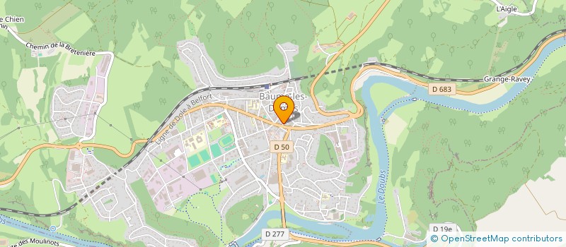 localisation de l'entreprise LA FERME DE MAGNONCOURT  BAUME-LES-DAMES