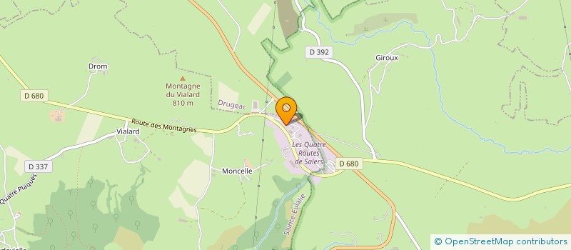 localisation de l'entreprise LA FERME DE MALOU - 15 à SAINTE EULALIE