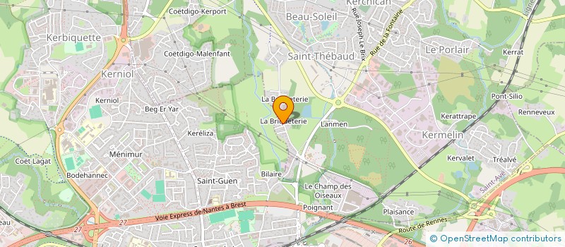 localisation de l'entreprise LA FERME DE MANGORVENEC  SAINT-AVE