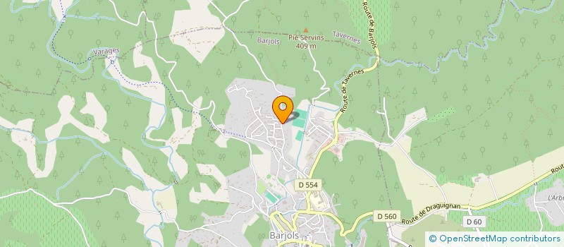 localisation de l'entreprise LA FERME DE MARIE à BARJOLS
