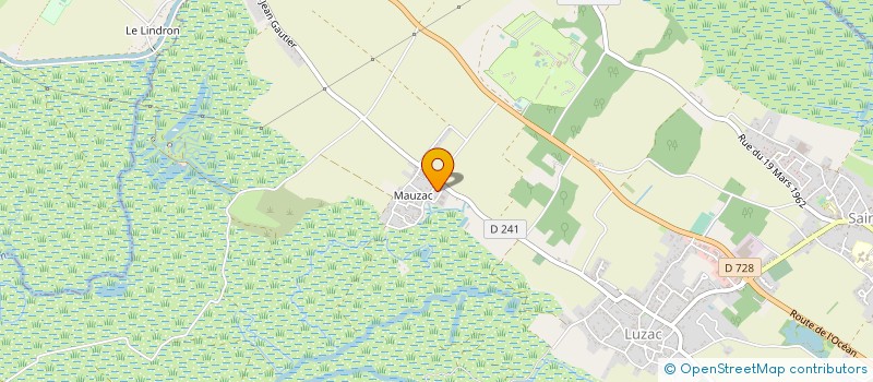 localisation de l'entreprise LA FERME DE MAUZAC  SAINT-JUST-LUZAC