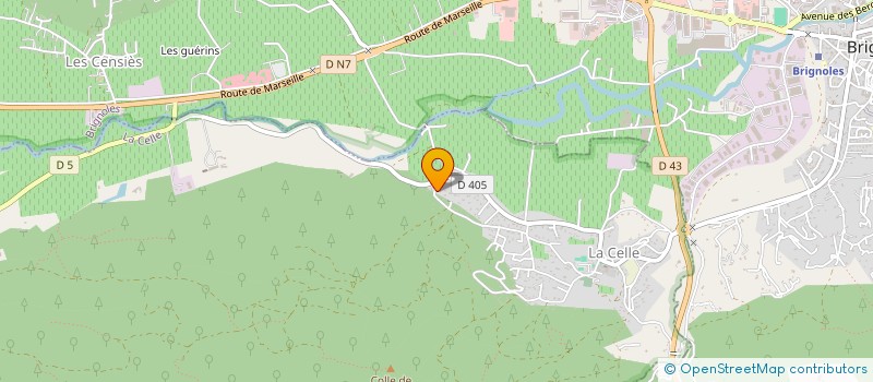 localisation de l'entreprise LA FERME DE MIA  TOURVES