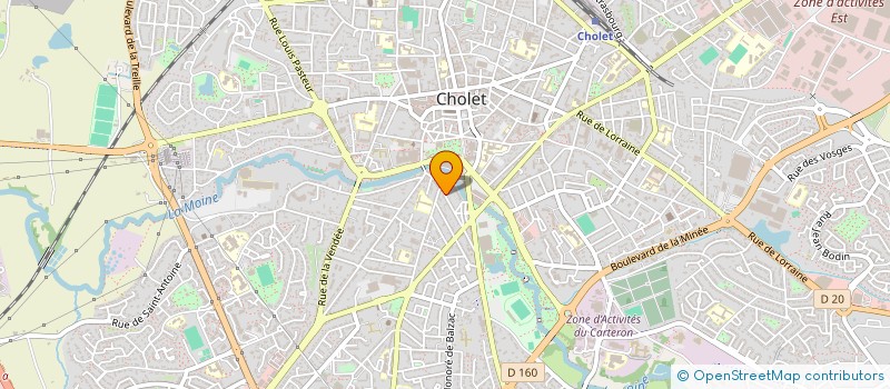 localisation de l'entreprise LA FERME DE MILLEPIEDS à CHOLET