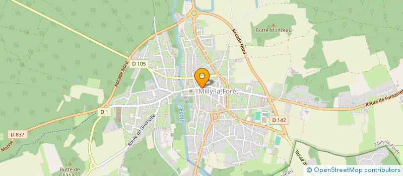 localisation de l'entreprise LA FERME DE MOIGNY à MOIGNY-SUR-ECOLE