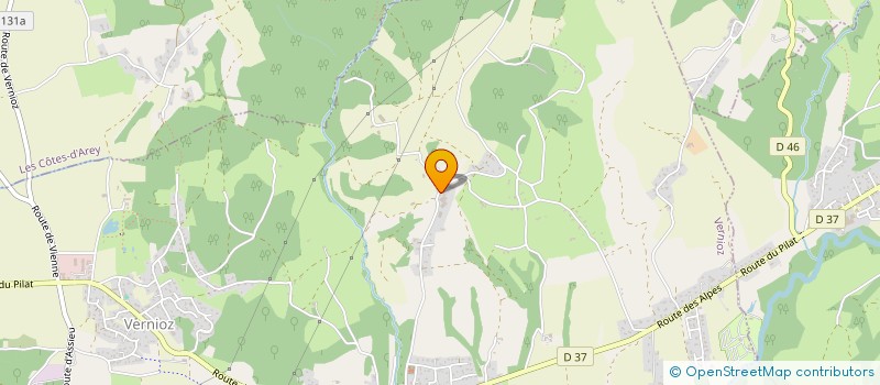 localisation de l'entreprise LA FERME DE MONT-GAY à VERNIOZ