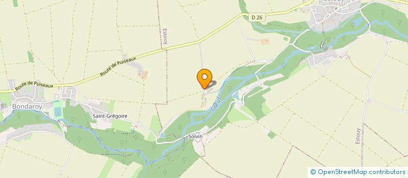 localisation de l'entreprise LA FERME DE MONTCELARD à ESTOUY