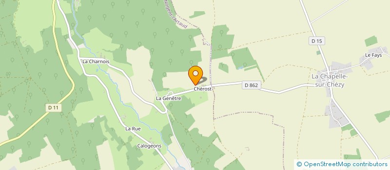 localisation de l'entreprise LA FERME DE MONTCLERE  CROUTTES-SUR-MARNE