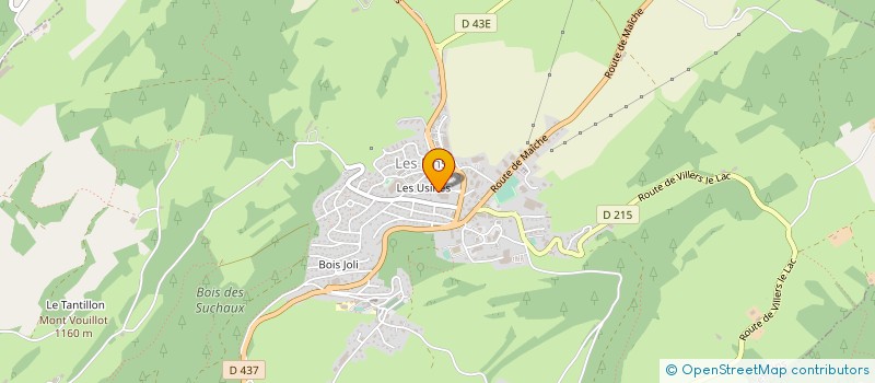 localisation de l'entreprise LA FERME DE NINA  LES FINS