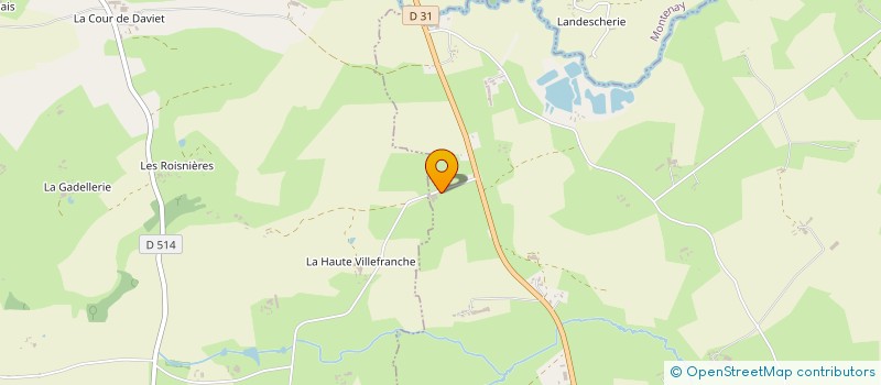 localisation de l'entreprise LA FERME DE NOS MAINS à CHAILLAND