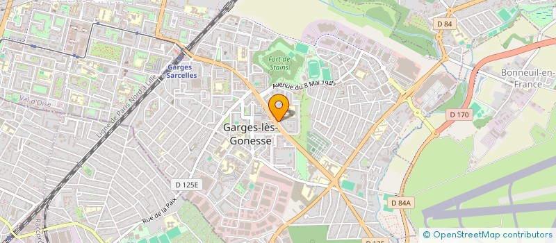 localisation de l'entreprise LA FERME DE PARIS  GARGES-LES-GONESSE