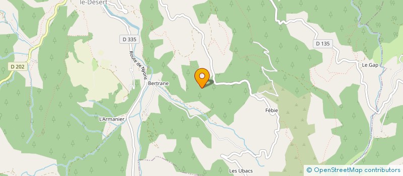 localisation de l'entreprise LA FERME DE PETIT LOUIS  SAINT-NAZAIRE-LE-DESERT