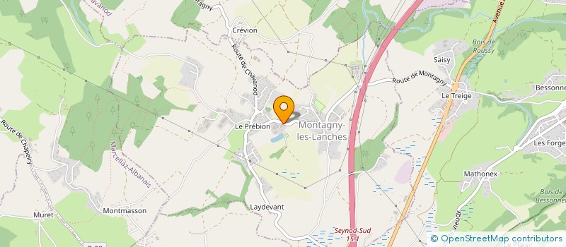 localisation de l'entreprise LA FERME DE PREBION à MONTAGNY-LES-LANCHES