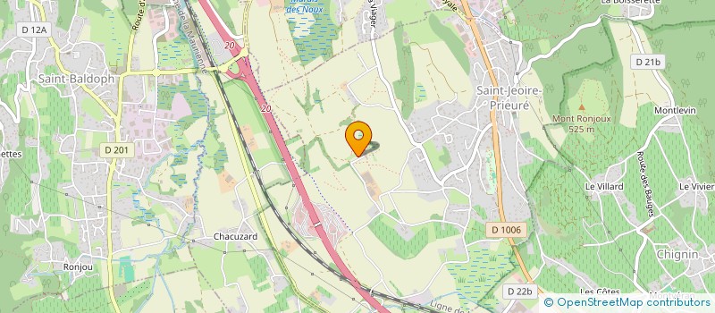 localisation de l'entreprise LA FERME DE RAMEE  SAINT-JEOIRE-PRIEURE