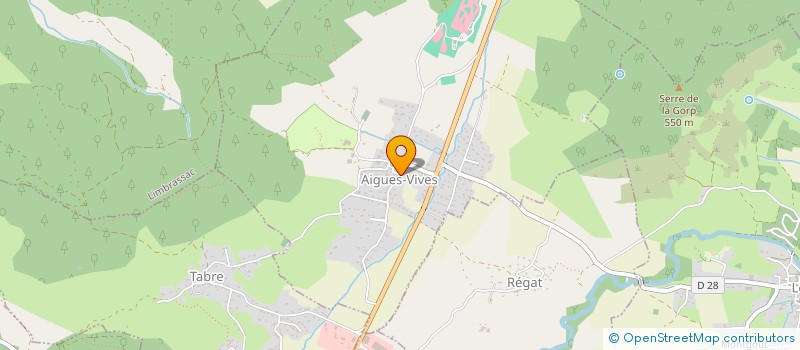 localisation de l'entreprise LA FERME DE RIVANTEL à AIGUES-VIVES