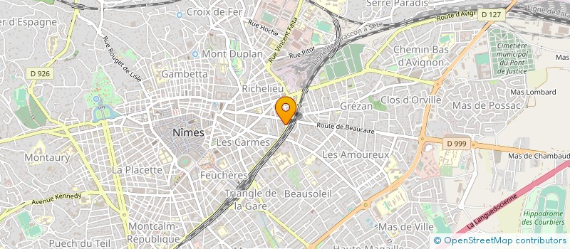 localisation de l'entreprise LA FERME DE ROBIN  NIMES